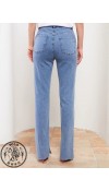 COTTON WOVEN TROUSERS - MID RODEO
