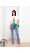 COTTON WOVEN TROUSERS - MID RODEO