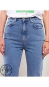 COTTON WOVEN TROUSERS - MID RODEO