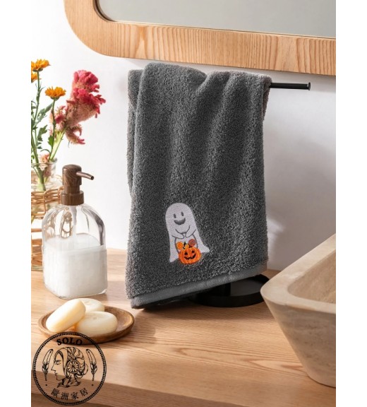 COTTON WOVEN TOWEL - ANTHRACITE/50H