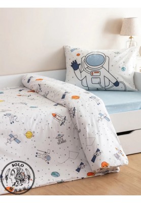 COTTON WOVEN PILLOW CASE+DUVET COVER - MIX PRINTED/16L