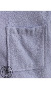 COTTON WOVEN BATHROBE - DULL LILAC