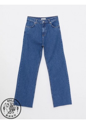 COTTON WOVEN TROUSERS - MID RODEO
